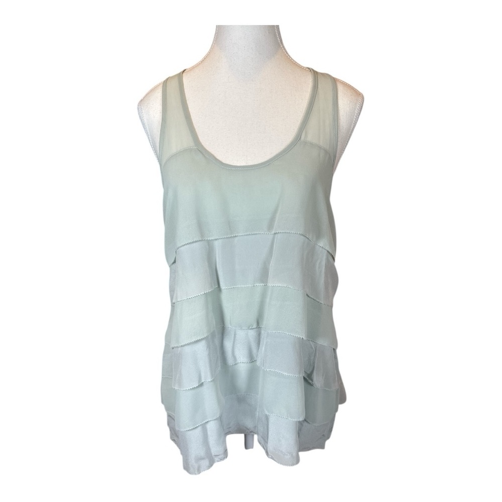 Patterson J. Kincaid Mint Green Layered Tank Top